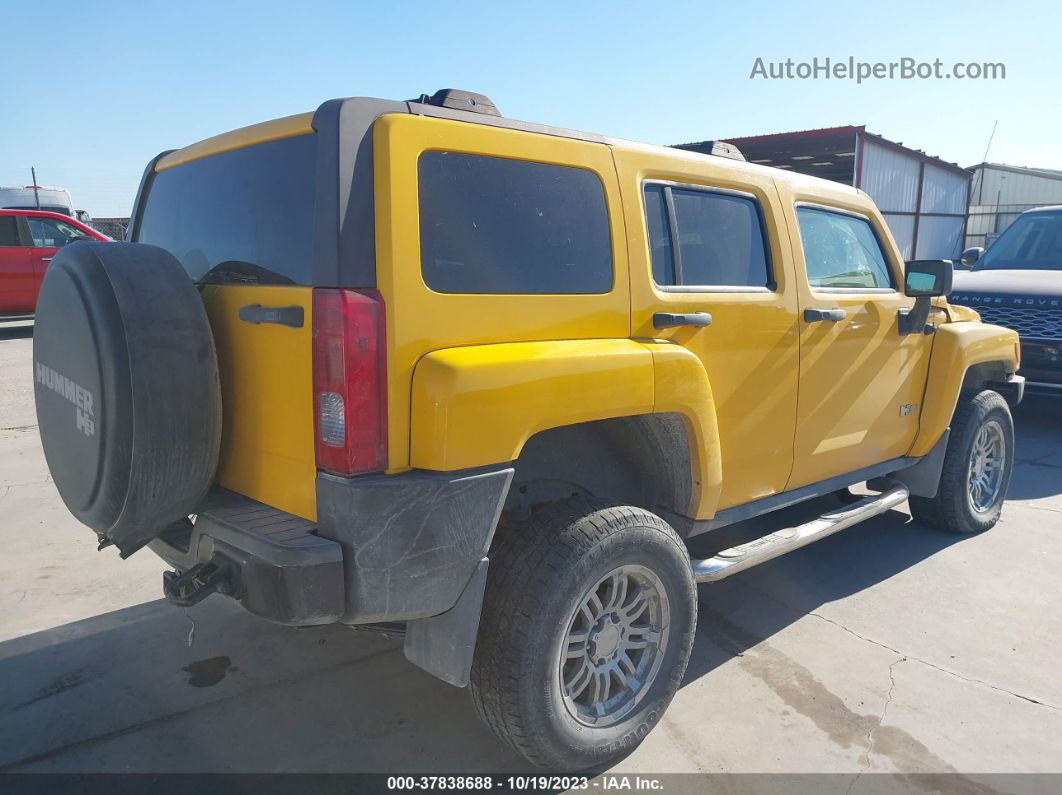 2006 Hummer H3 Suv Yellow vin: 5GTDN136268173885