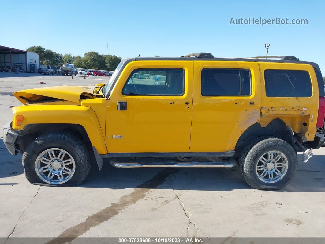 2006 Hummer H3 Suv Yellow vin: 5GTDN136268173885