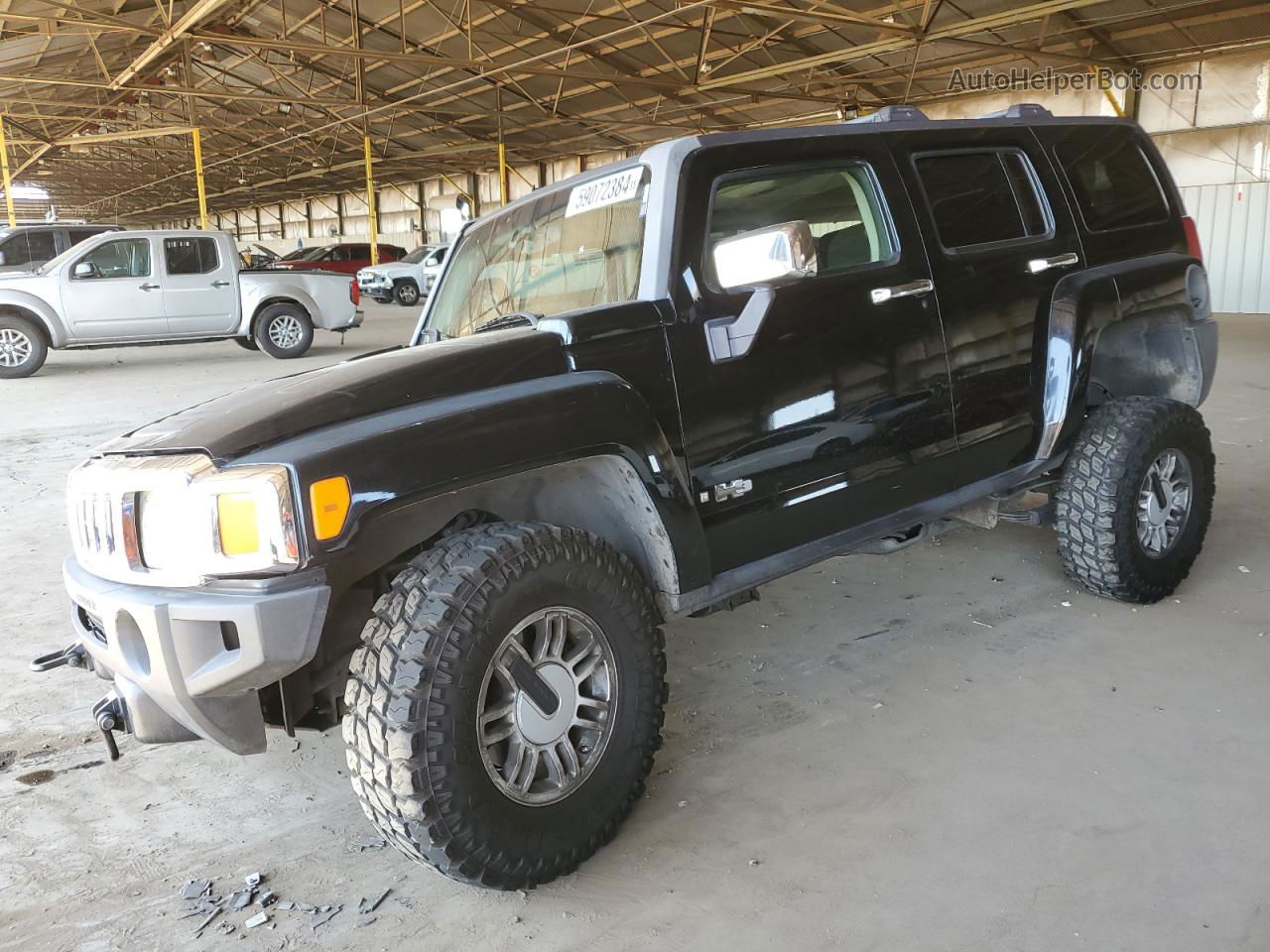 2006 Hummer H3  Black vin: 5GTDN136268185678