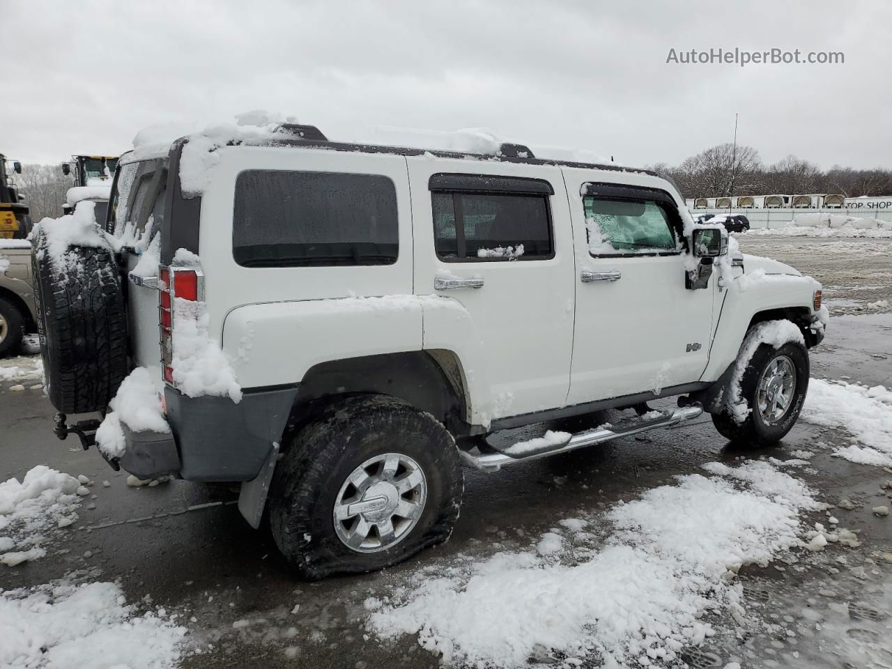 2006 Hummer H3  White vin: 5GTDN136268267720