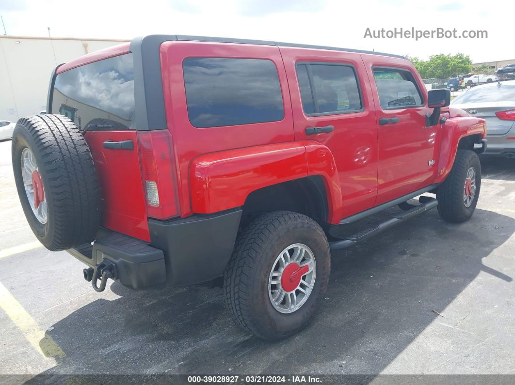 2006 Hummer H3 Suv   Red vin: 5GTDN136268326426