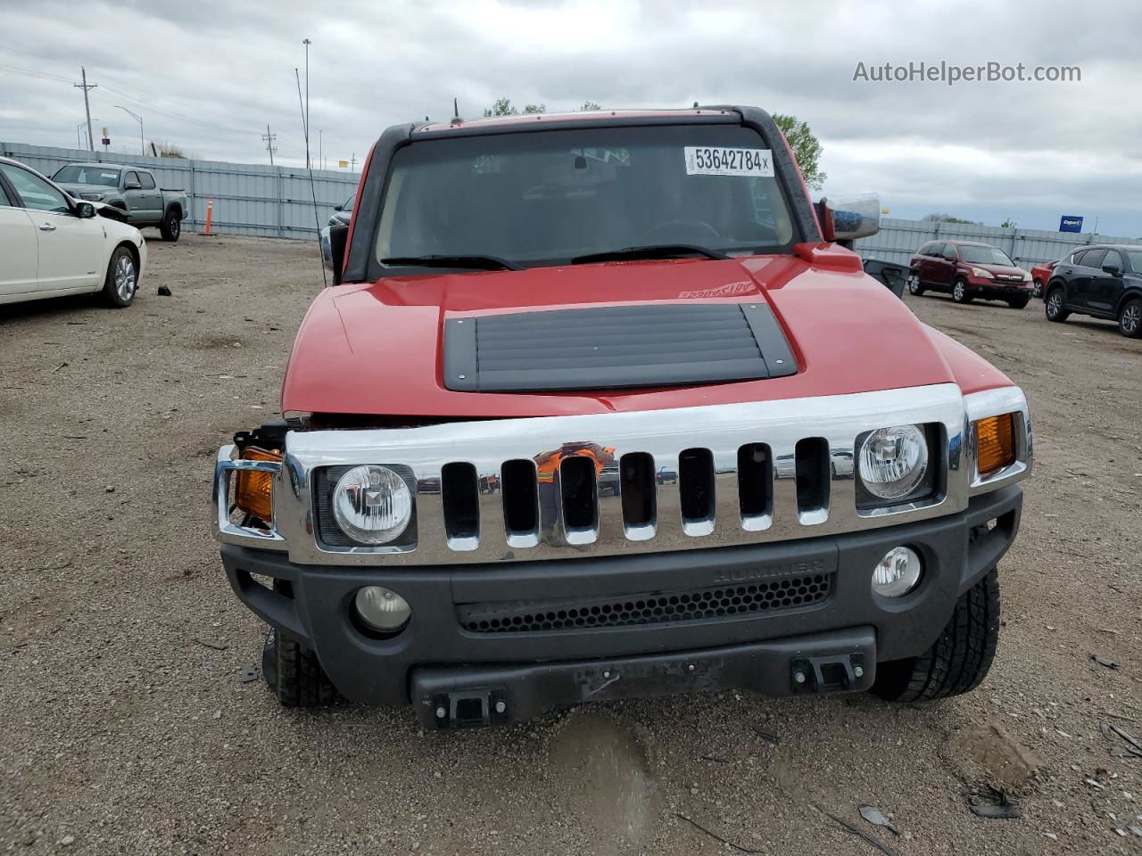 2006 Hummer H3  Красный vin: 5GTDN136368101996