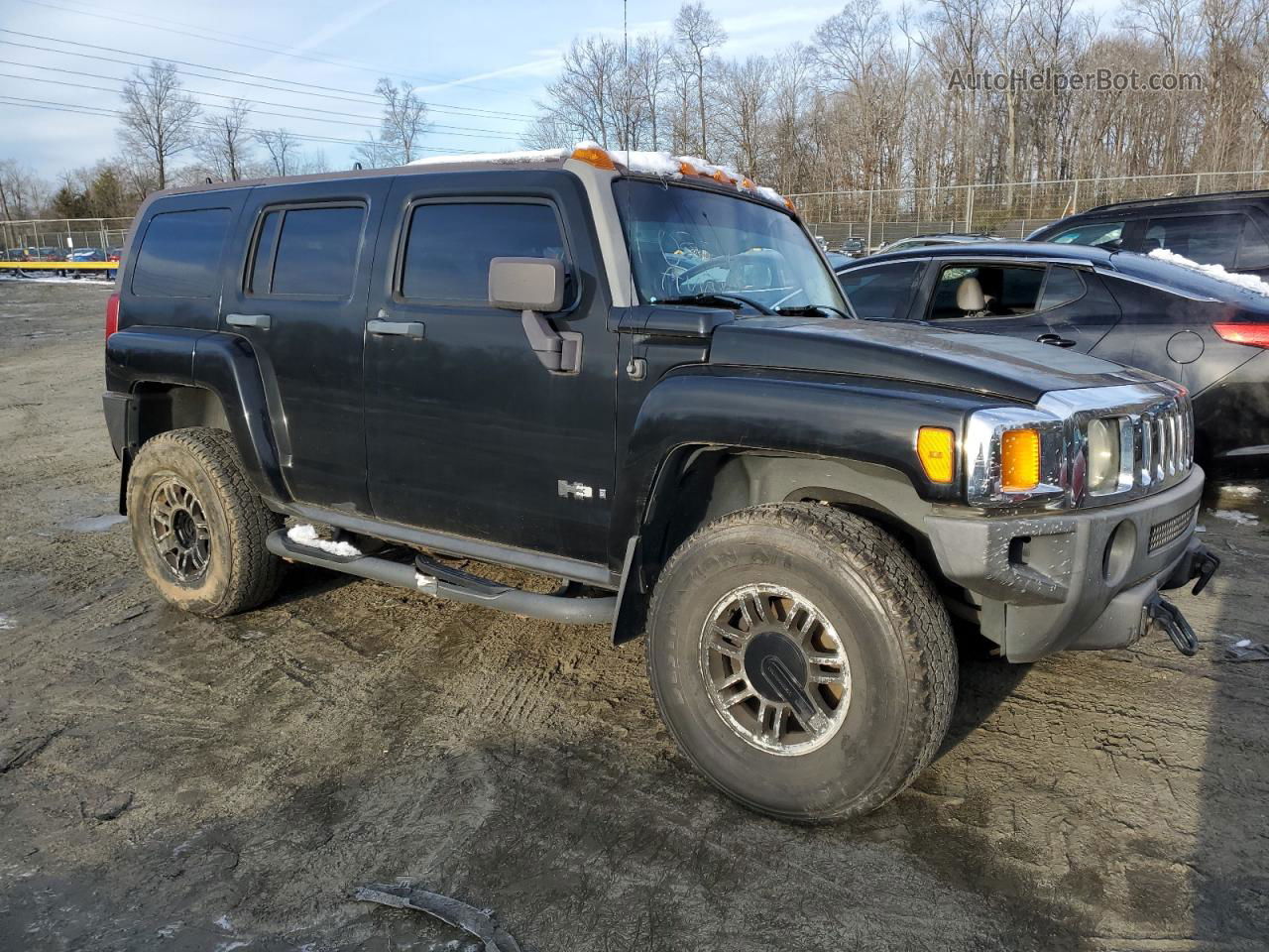 2006 Hummer H3  Black vin: 5GTDN136368125392