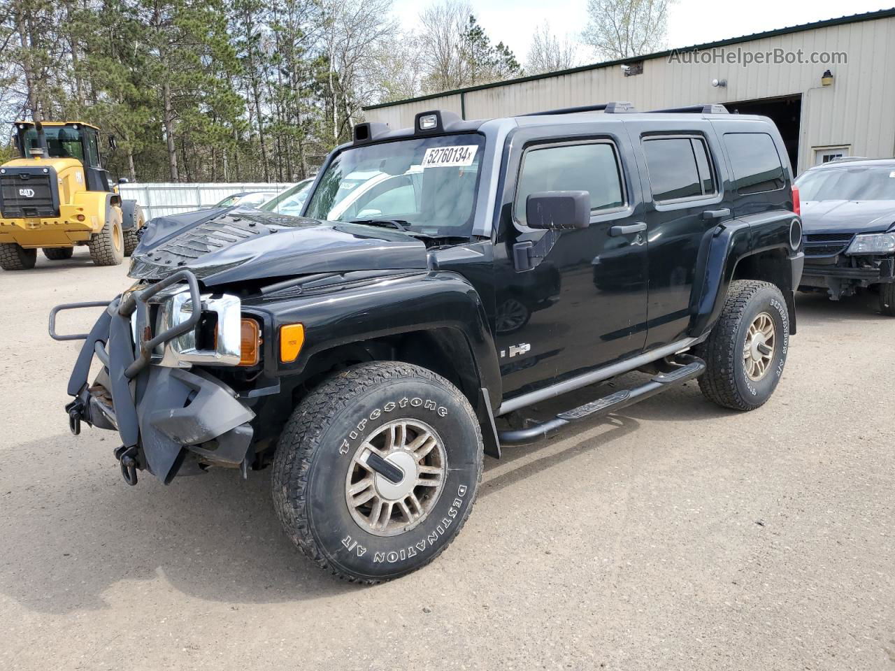 2006 Hummer H3  Черный vin: 5GTDN136368129507