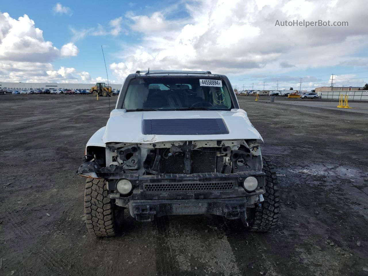 2006 Hummer H3  White vin: 5GTDN136368252093