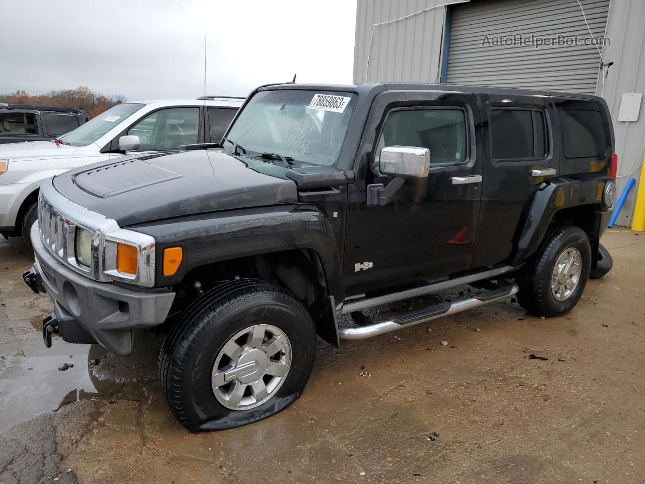 2006 Hummer H3  Черный vin: 5GTDN136368274837