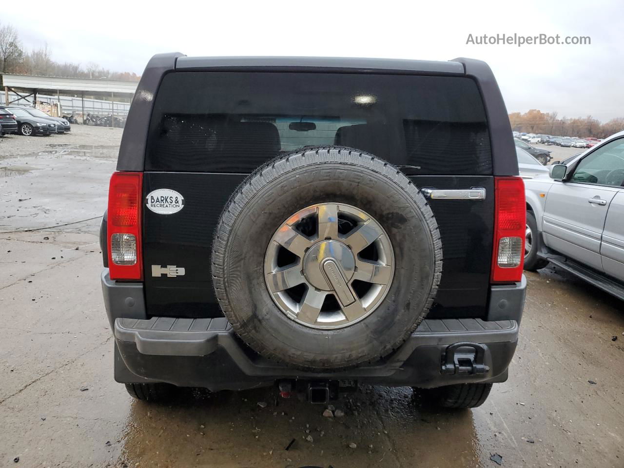 2006 Hummer H3  Черный vin: 5GTDN136368274837