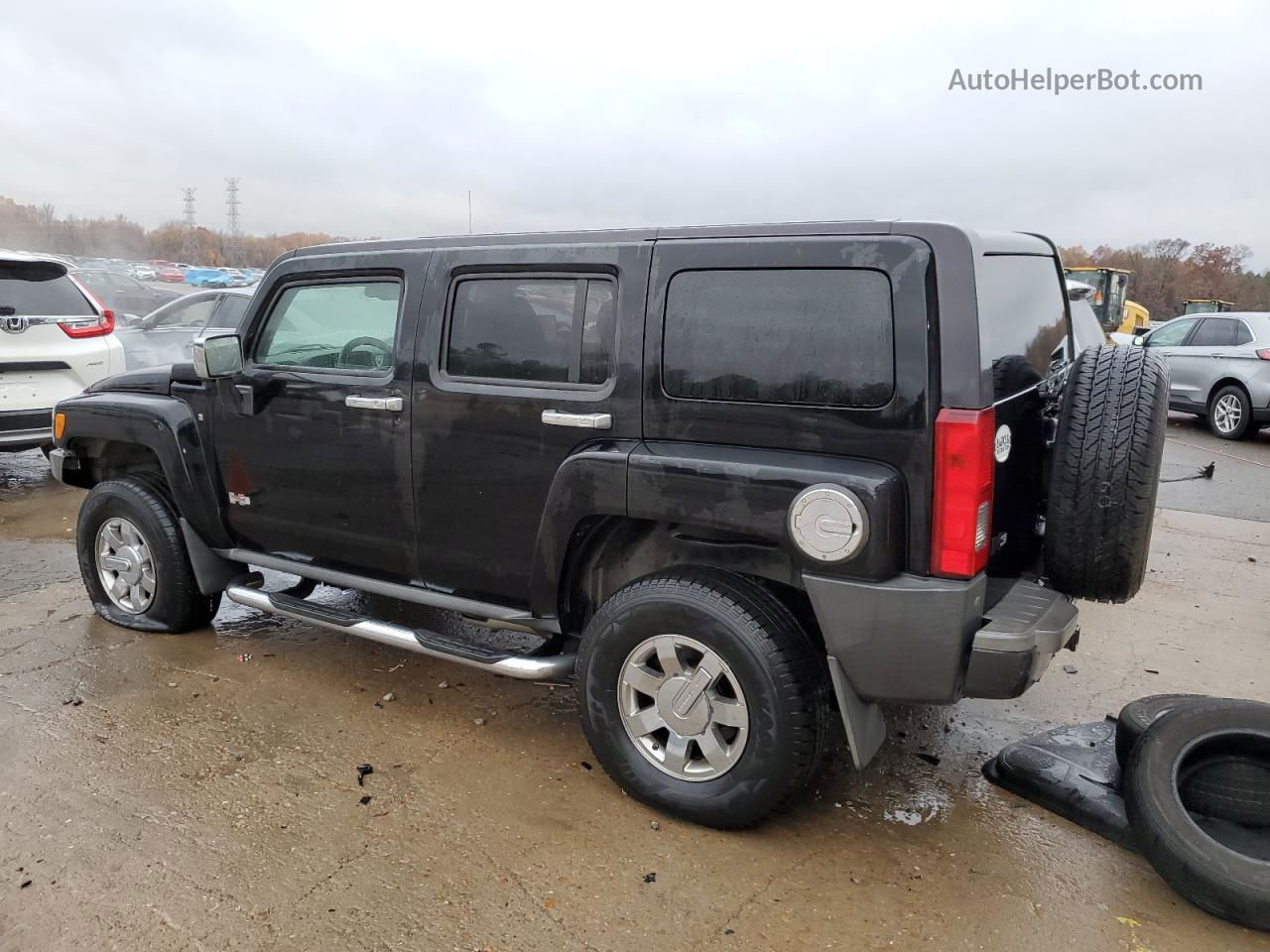 2006 Hummer H3  Черный vin: 5GTDN136368274837