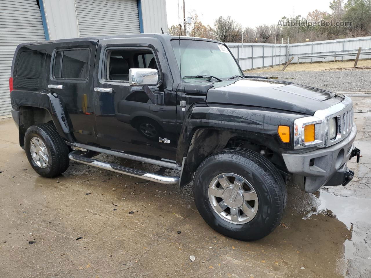 2006 Hummer H3  Черный vin: 5GTDN136368274837