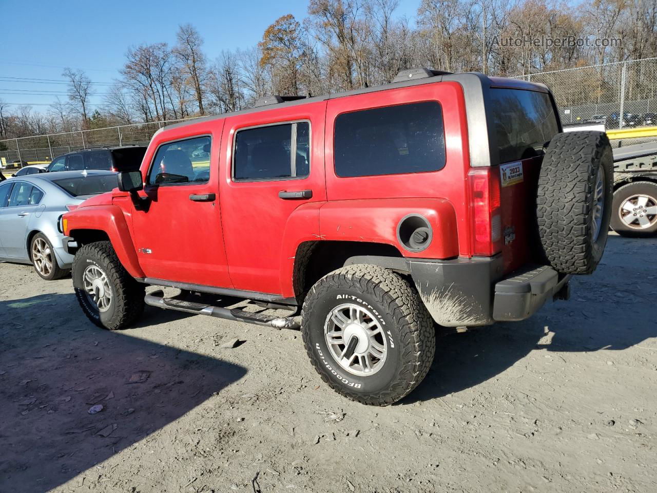 2006 Hummer H3  Красный vin: 5GTDN136468108391