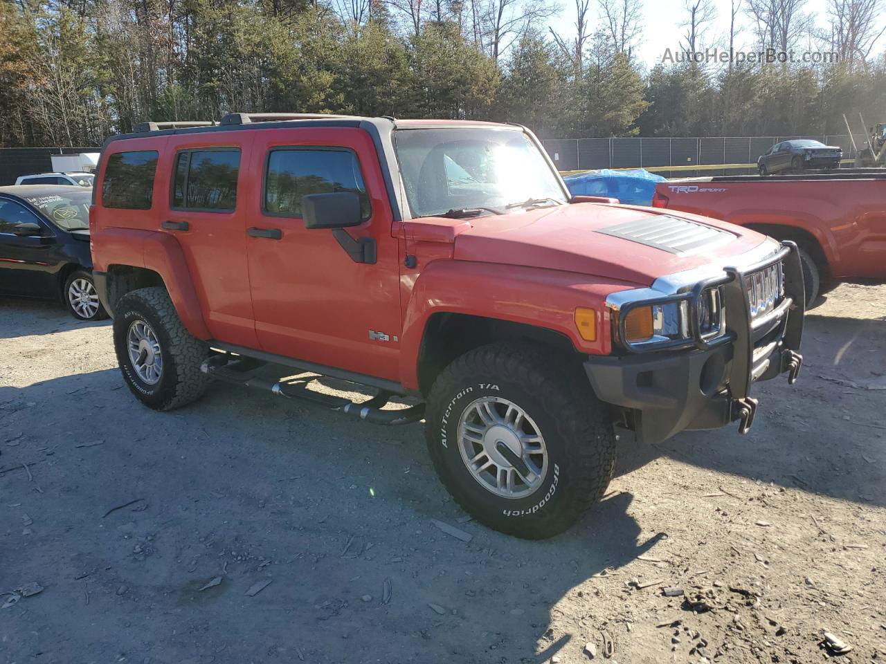 2006 Hummer H3  Красный vin: 5GTDN136468108391