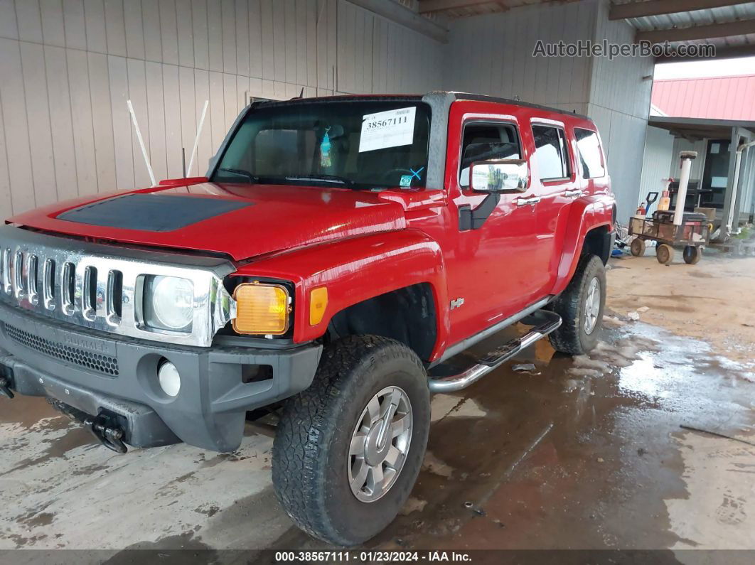 2006 Hummer H3 Suv   Red vin: 5GTDN136468131489