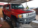 2006 Hummer H3 Suv   Red vin: 5GTDN136468131489