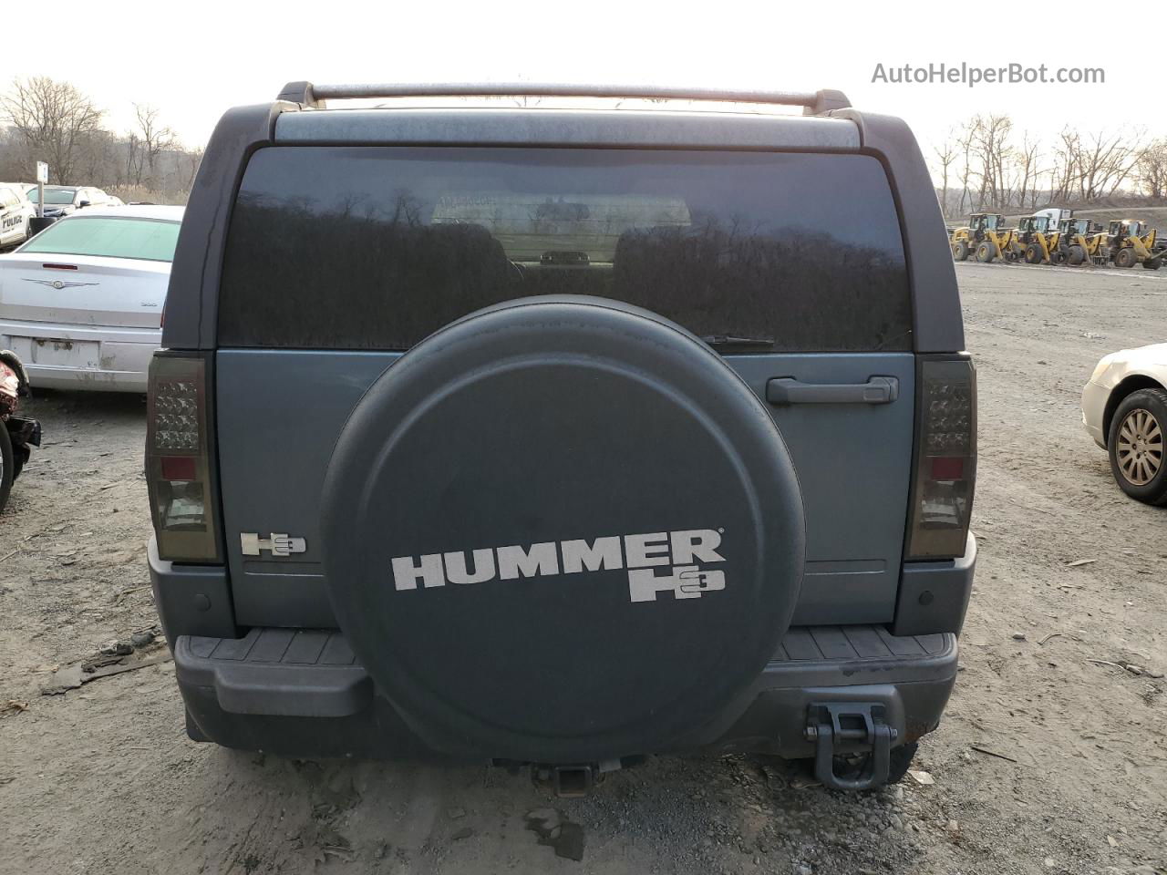 2006 Hummer H3  Gray vin: 5GTDN136468146798