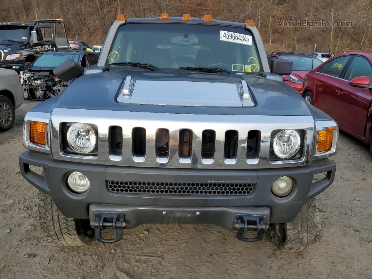 2006 Hummer H3  Gray vin: 5GTDN136468146798