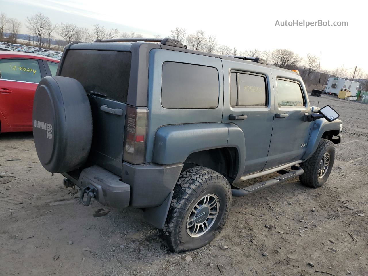 2006 Hummer H3  Gray vin: 5GTDN136468146798