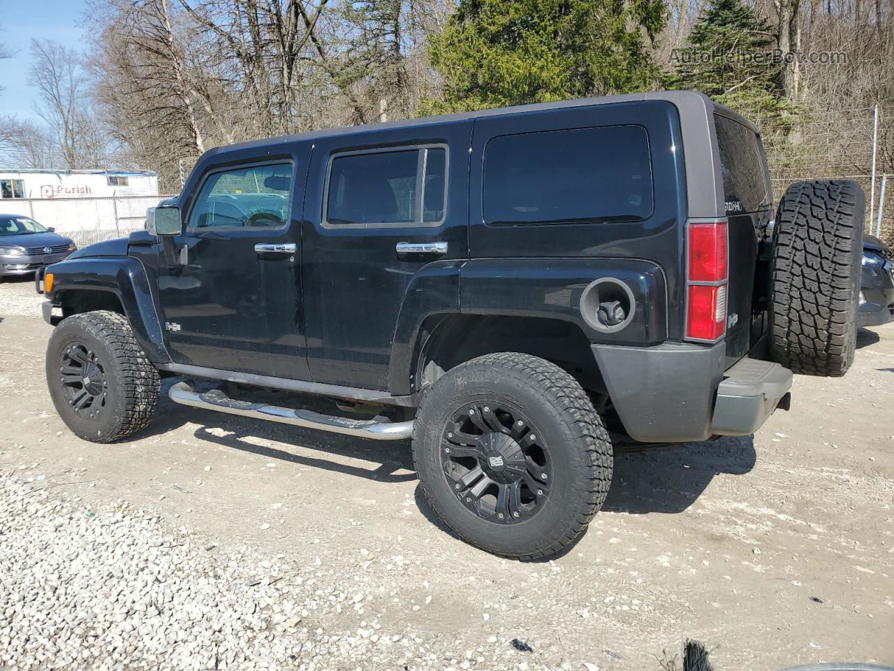 2006 Hummer H3  Black vin: 5GTDN136468154304