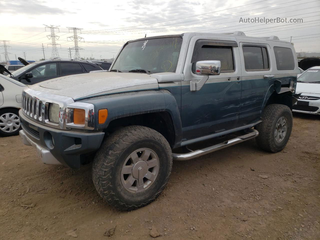 2006 Hummer H3 Двухцветный vin: 5GTDN136468175122