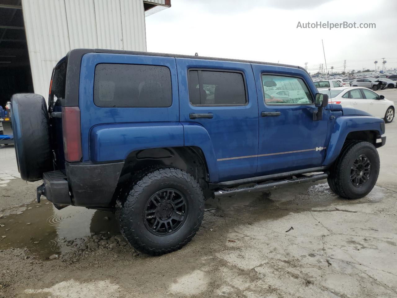 2006 Hummer H3  Синий vin: 5GTDN136468190722