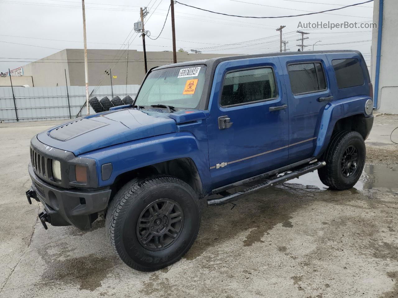 2006 Hummer H3  Blue vin: 5GTDN136468190722