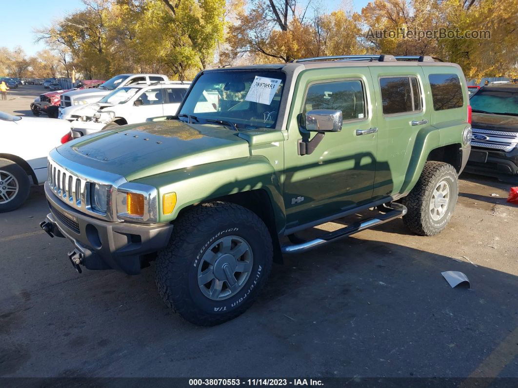 2006 Hummer H3 Suv Green vin: 5GTDN136468234458