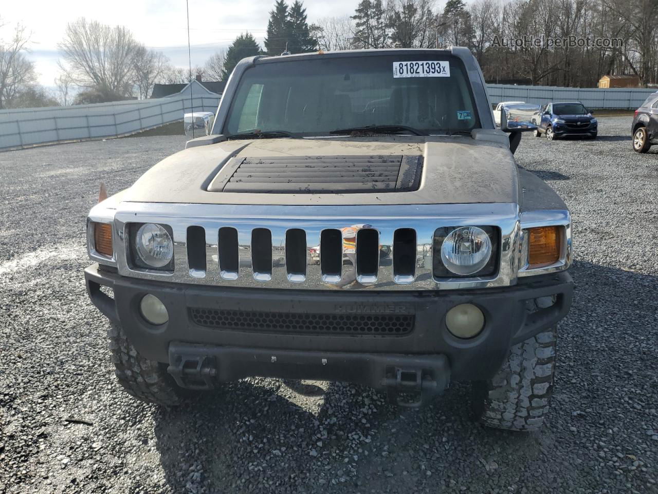 2006 Hummer H3  Gray vin: 5GTDN136468260445