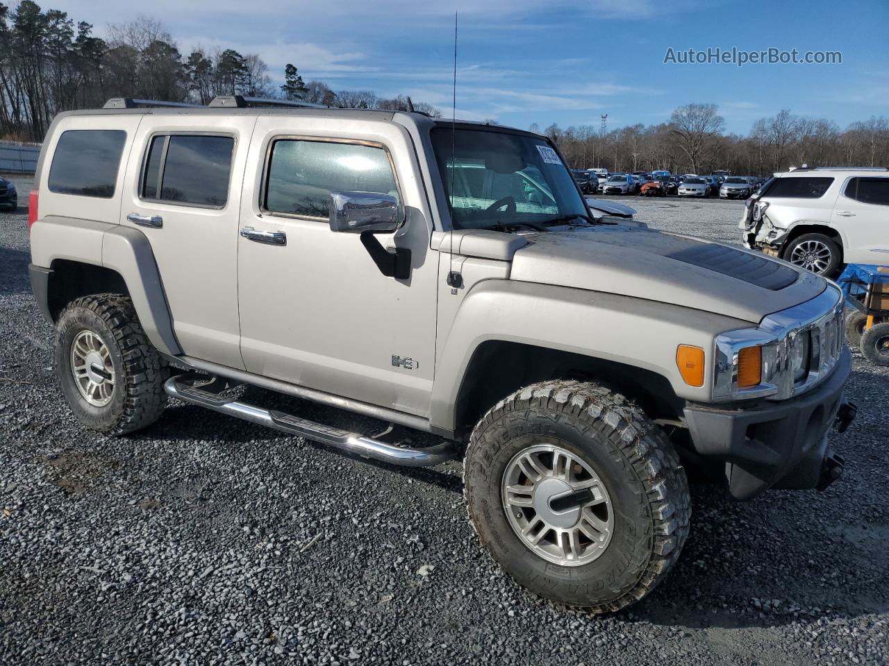 2006 Hummer H3  Gray vin: 5GTDN136468260445