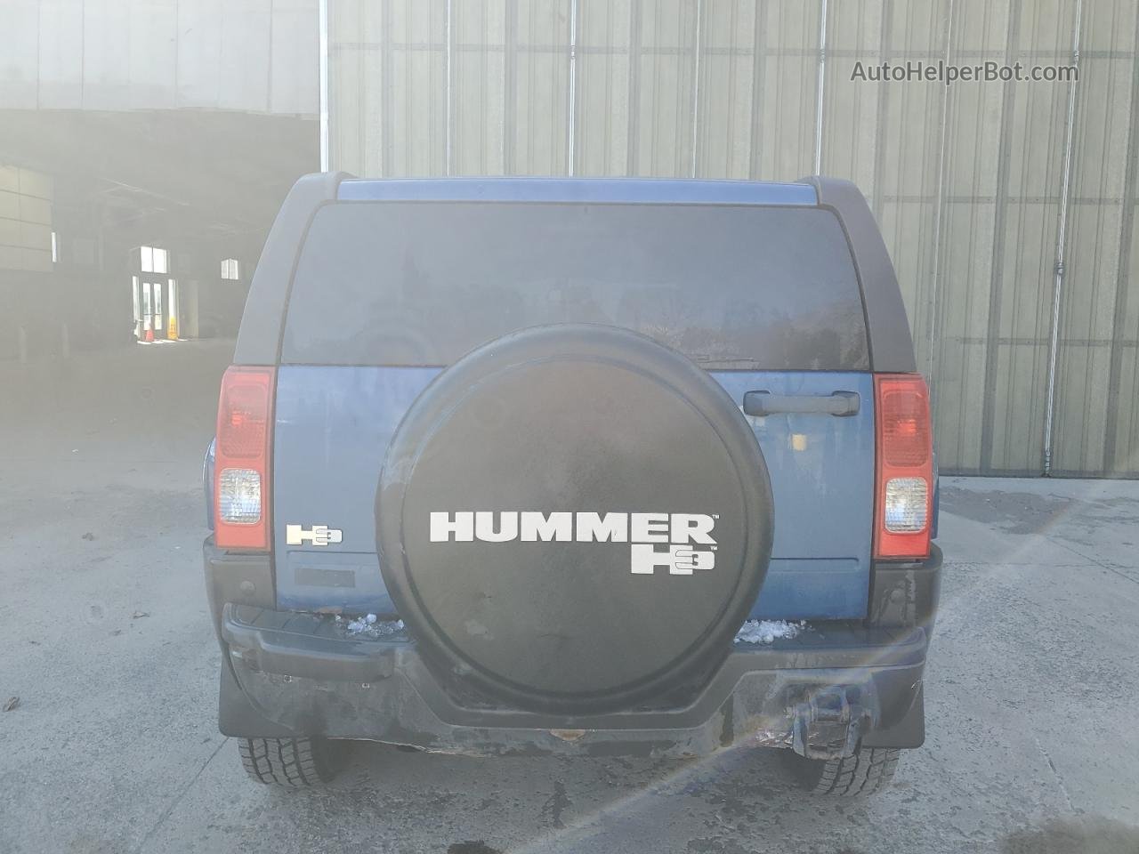 2006 Hummer H3  Blue vin: 5GTDN136468261885