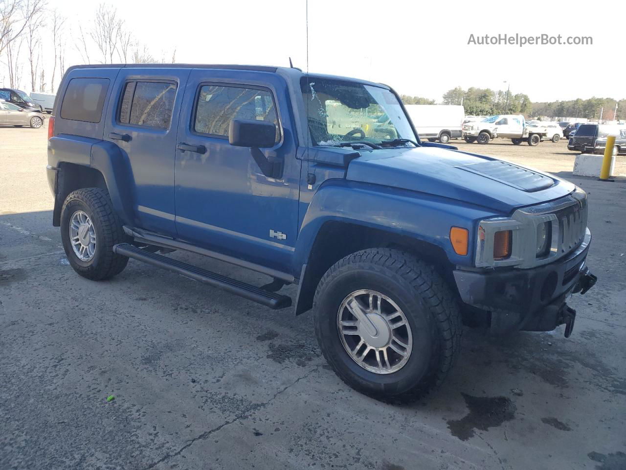 2006 Hummer H3  Blue vin: 5GTDN136468261885