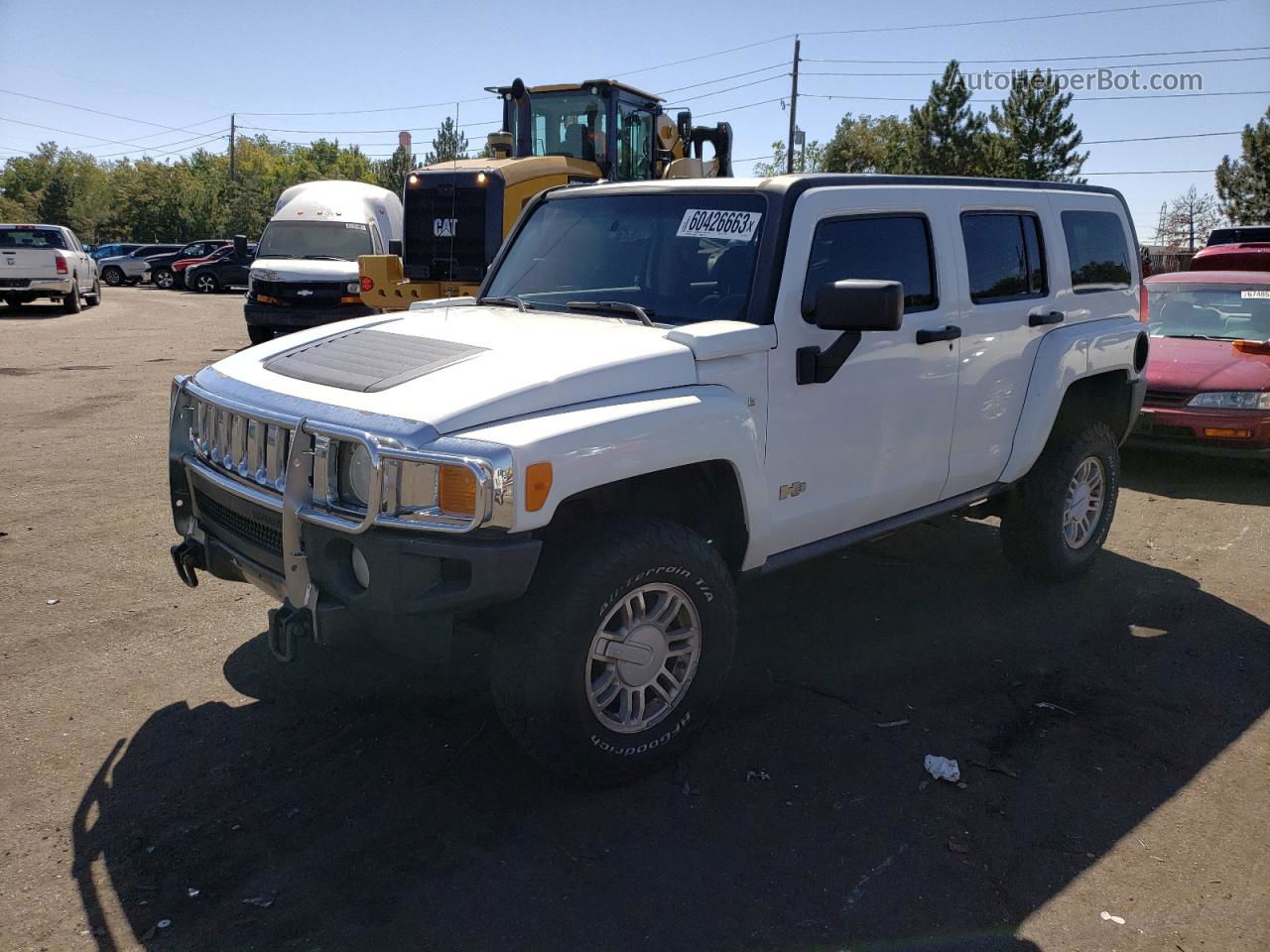 2006 Hummer H3  White vin: 5GTDN136468289234