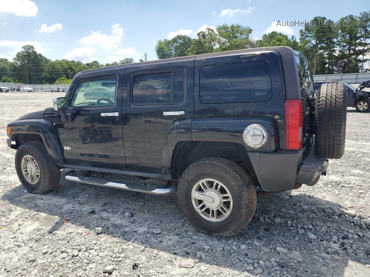 2006 Hummer H3  Black vin: 5GTDN136468308381