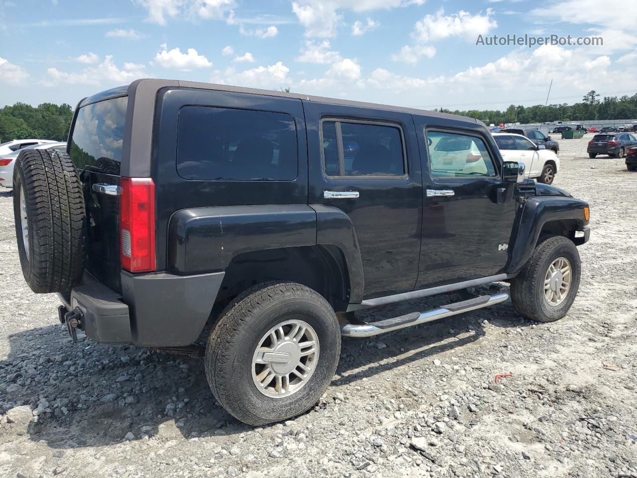 2006 Hummer H3  Black vin: 5GTDN136468308381