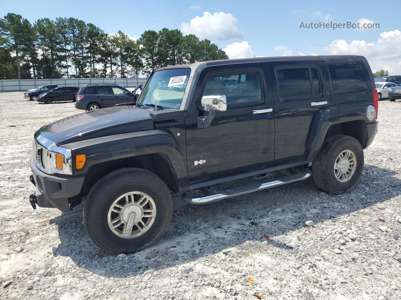 2006 Hummer H3  Black vin: 5GTDN136468308381