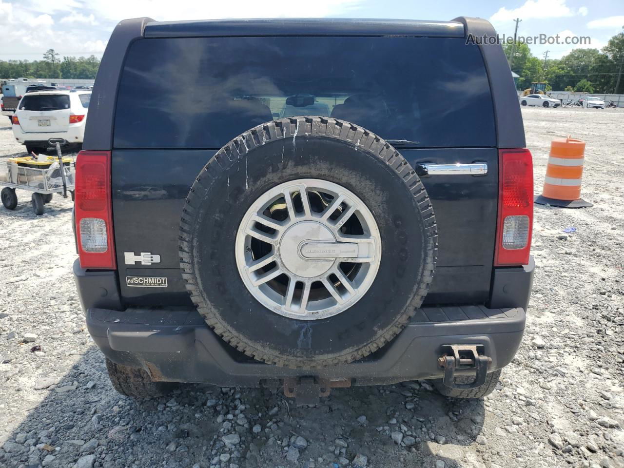 2006 Hummer H3  Black vin: 5GTDN136468308381