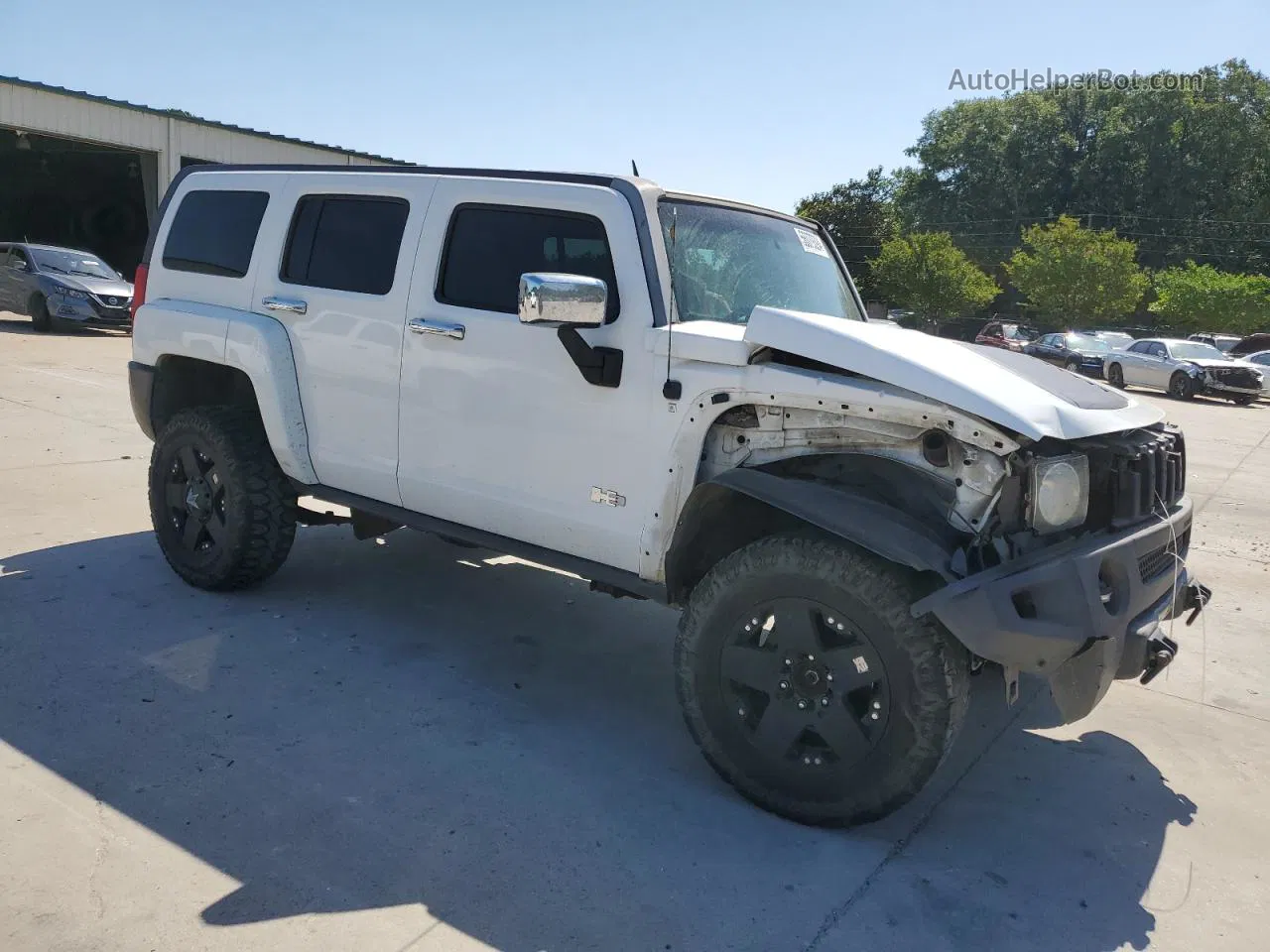 2006 Hummer H3  White vin: 5GTDN136468313807