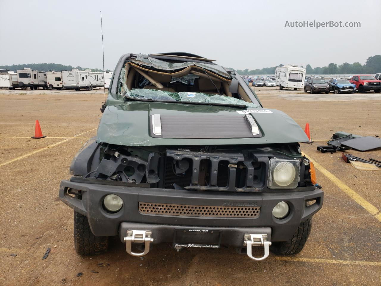 2006 Hummer H3  Green vin: 5GTDN136568106228