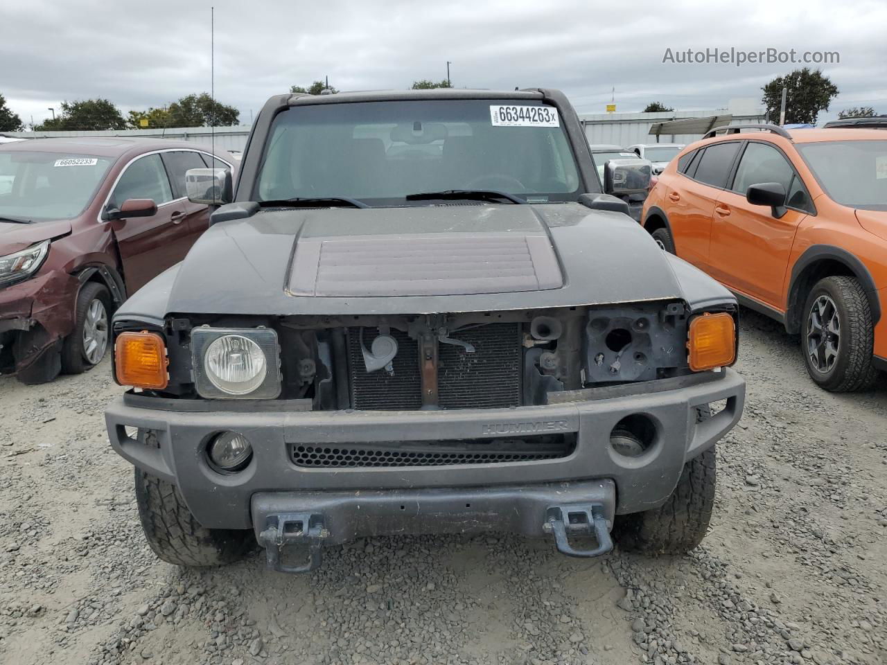 2006 Hummer H3  Черный vin: 5GTDN136568179888