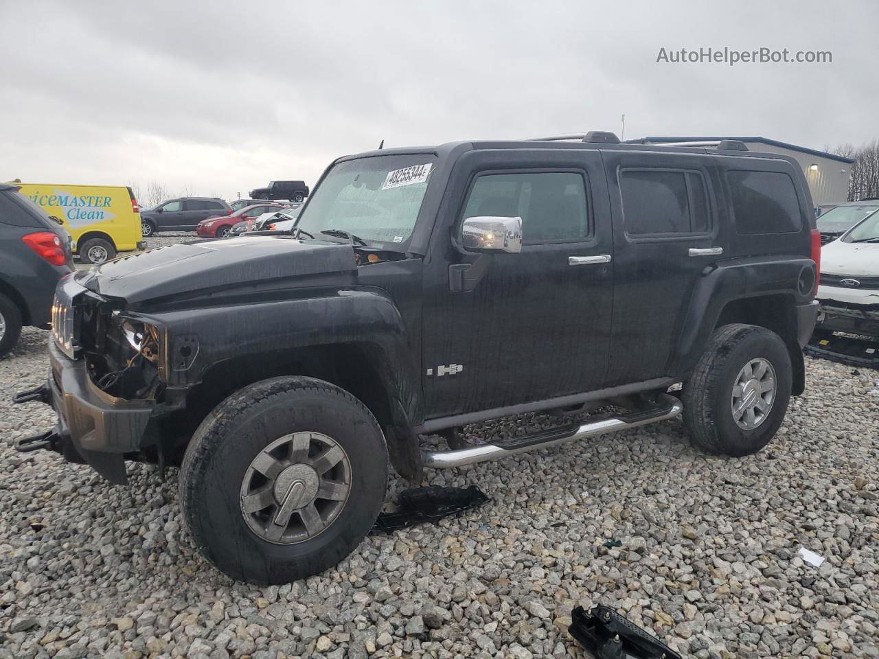 2006 Hummer H3  Black vin: 5GTDN136568188140