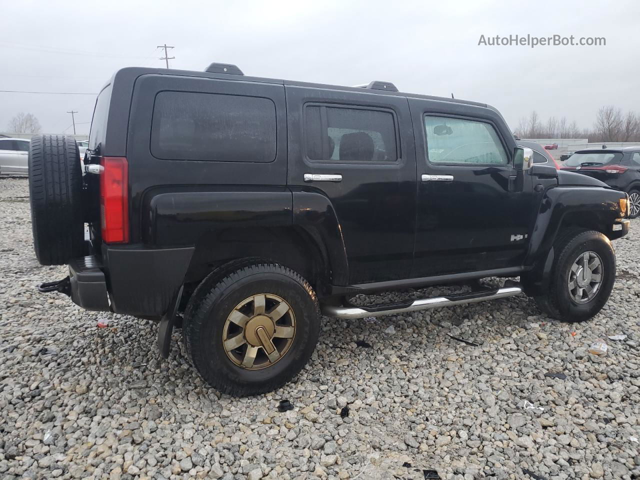 2006 Hummer H3  Black vin: 5GTDN136568188140