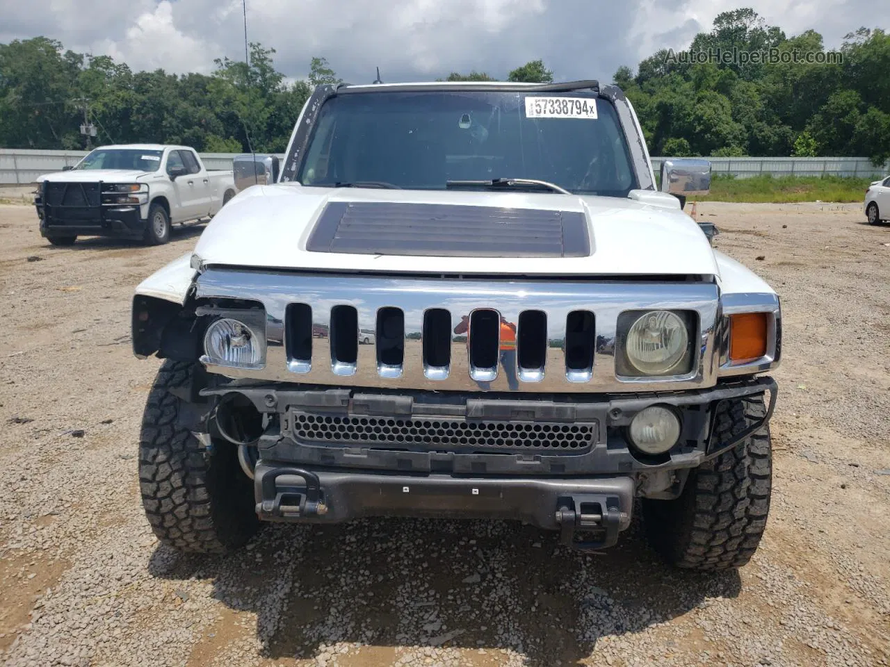 2006 Hummer H3  White vin: 5GTDN136568204188