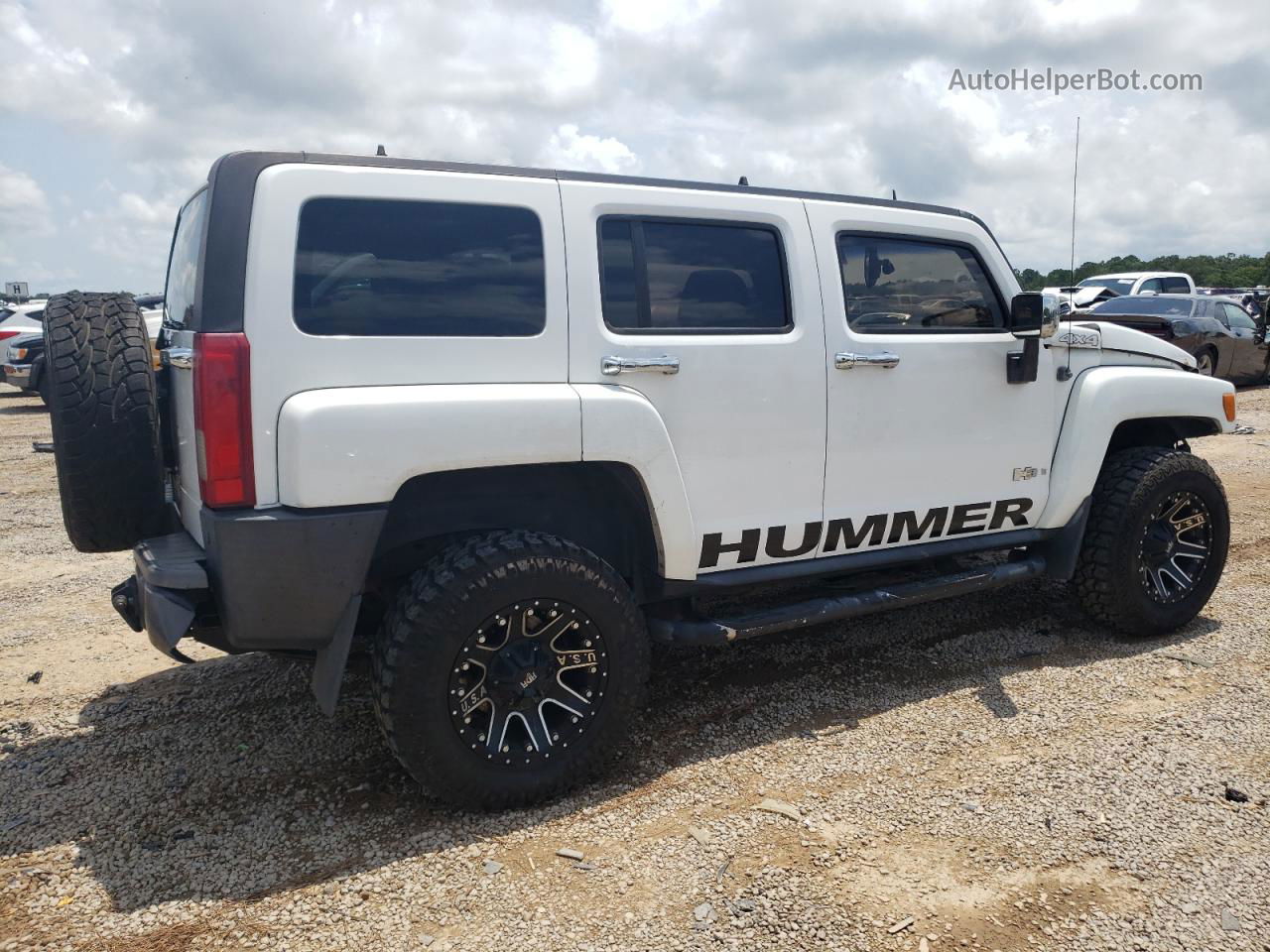 2006 Hummer H3  White vin: 5GTDN136568204188