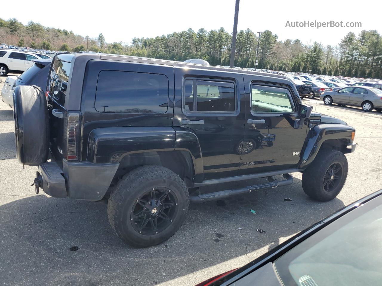 2006 Hummer H3  Black vin: 5GTDN136568236428