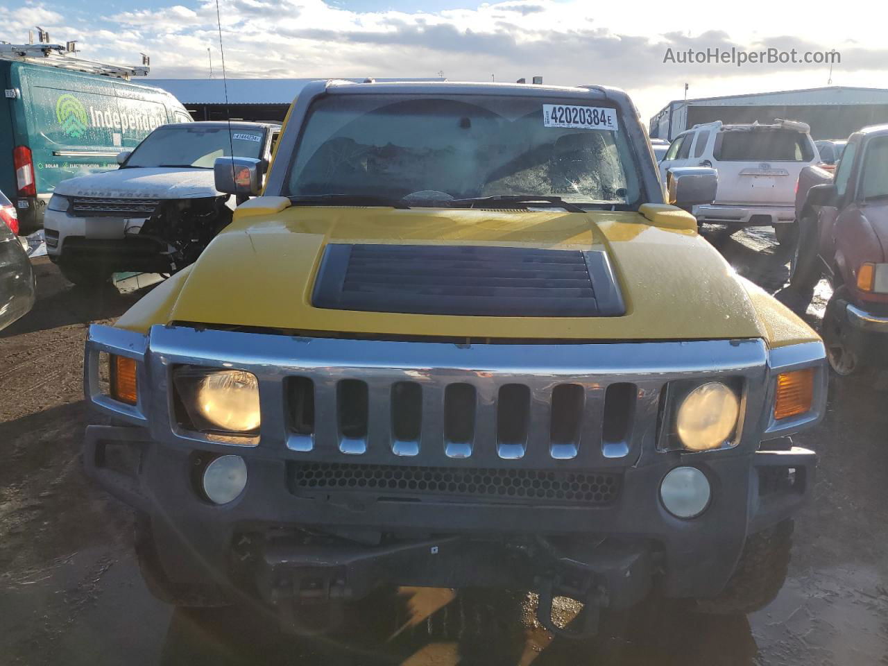 2006 Hummer H3  Yellow vin: 5GTDN136568274340