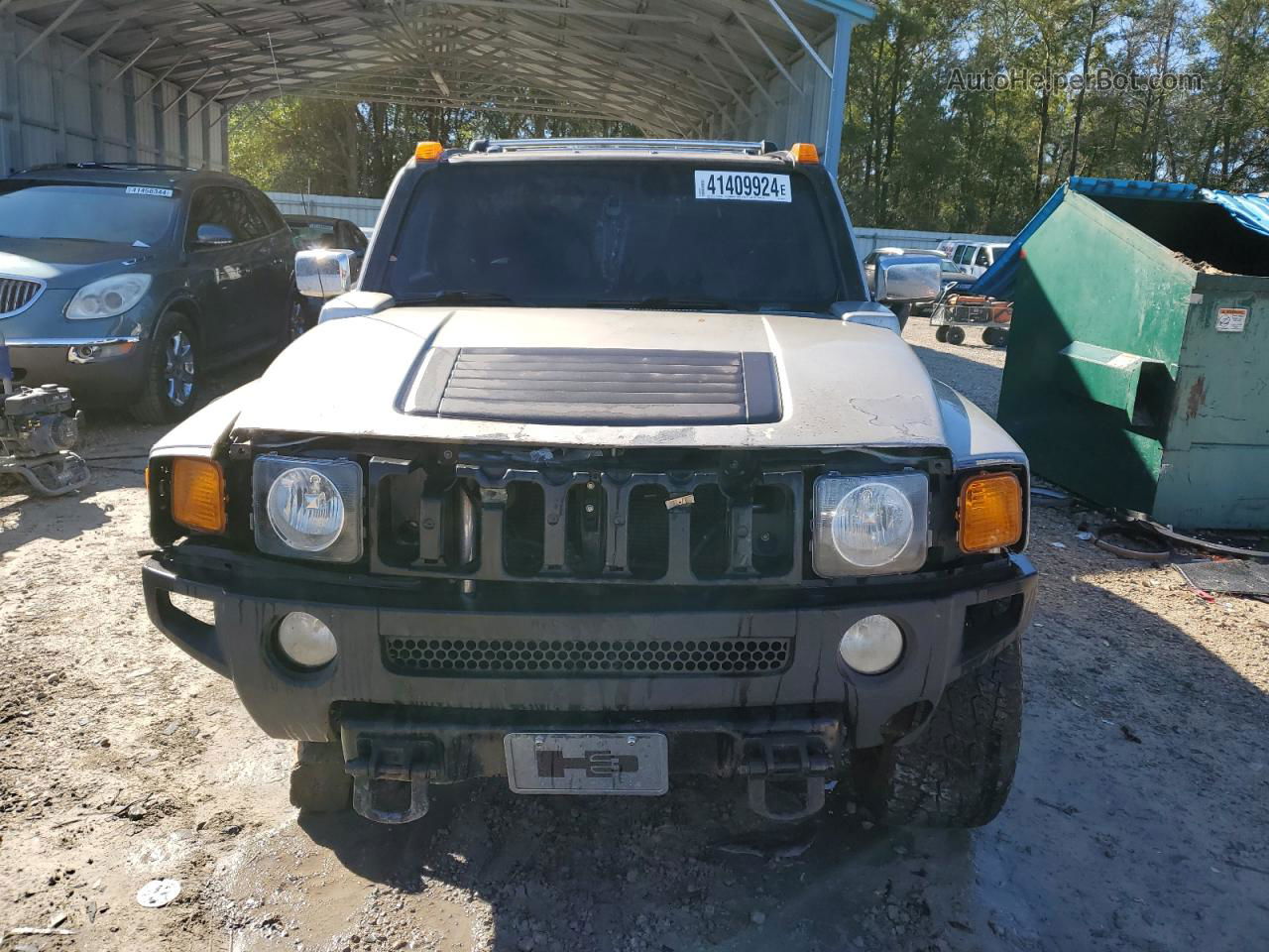 2006 Hummer H3  Silver vin: 5GTDN136568283197