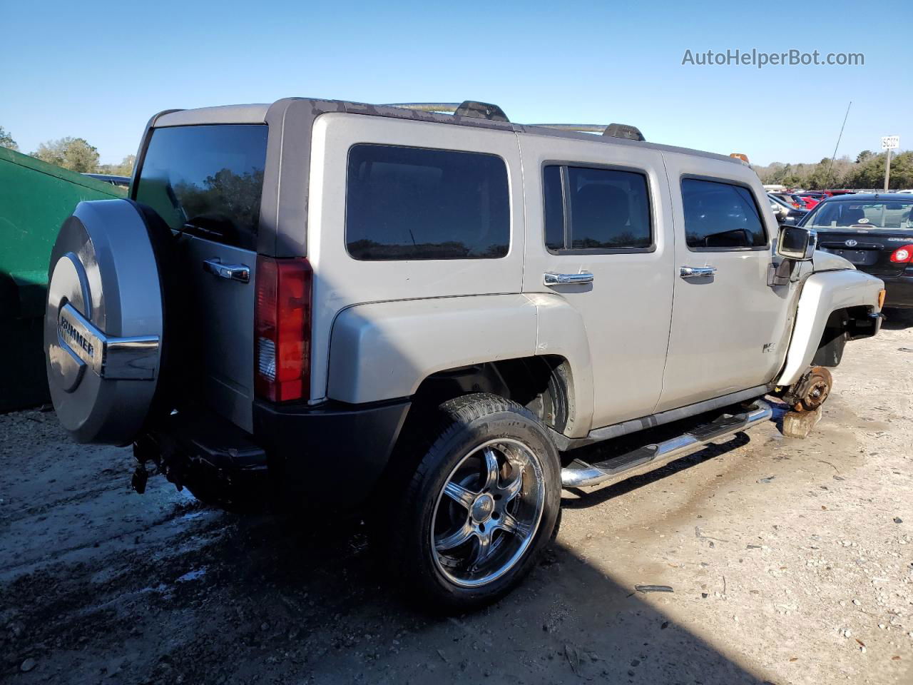 2006 Hummer H3  Silver vin: 5GTDN136568283197