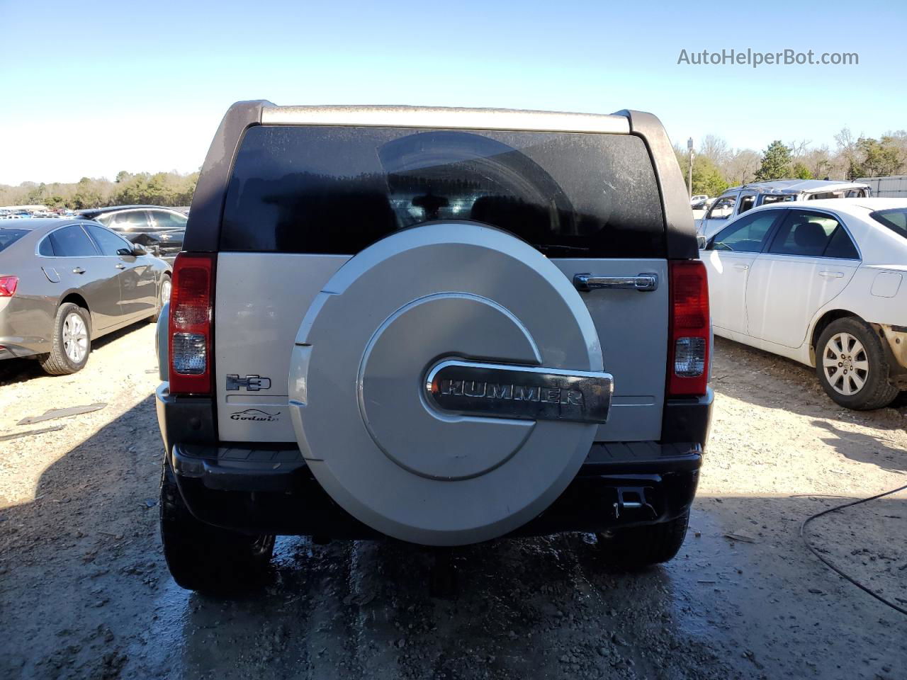 2006 Hummer H3  Silver vin: 5GTDN136568283197