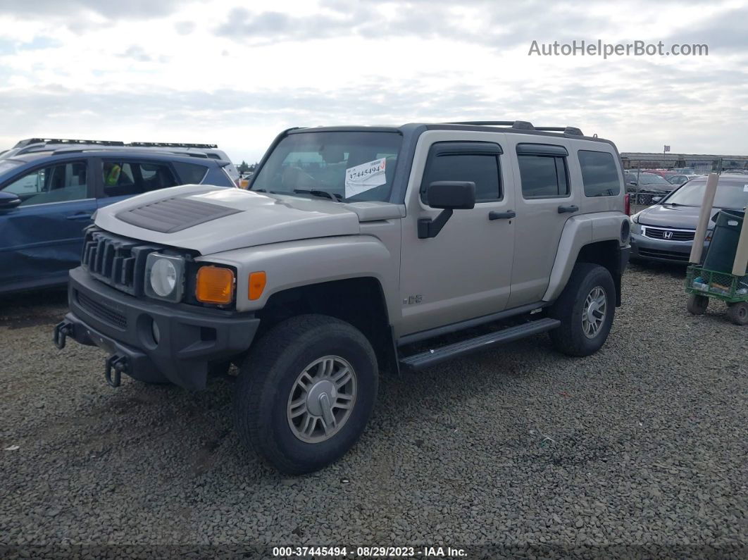 2006 Hummer H3 Suv Pewter vin: 5GTDN136668102835