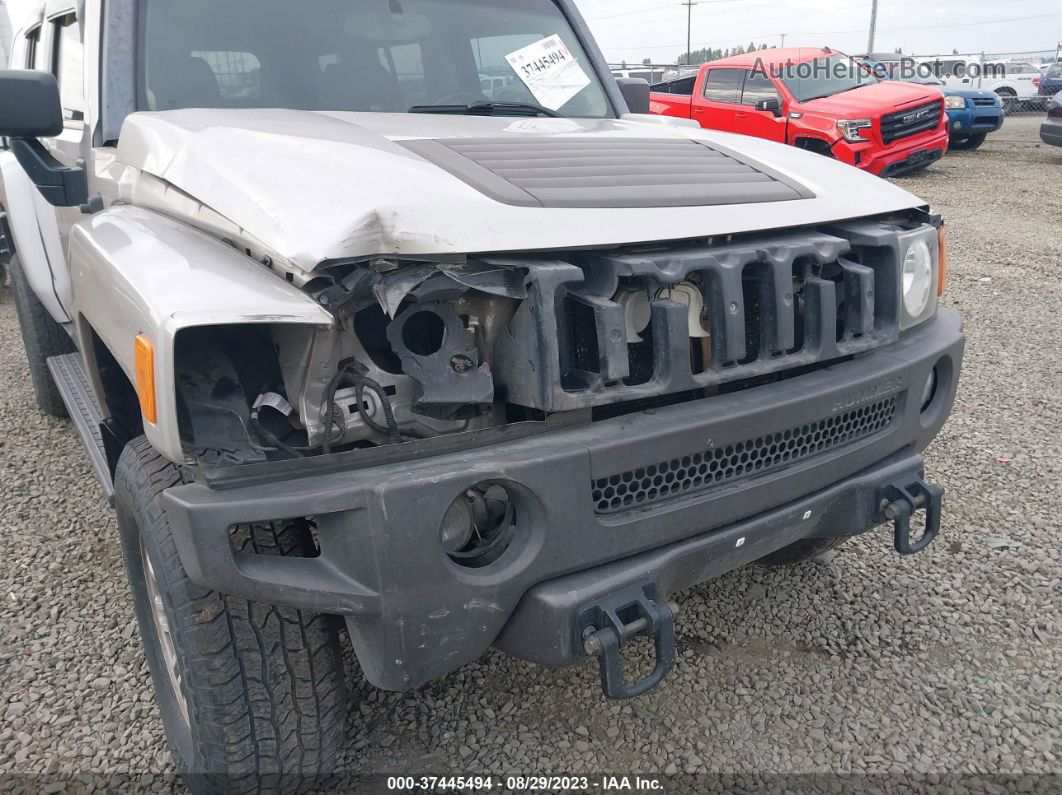 2006 Hummer H3 Suv Pewter vin: 5GTDN136668102835