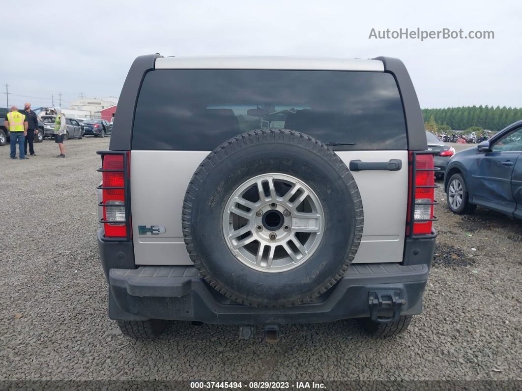 2006 Hummer H3 Suv Pewter vin: 5GTDN136668102835