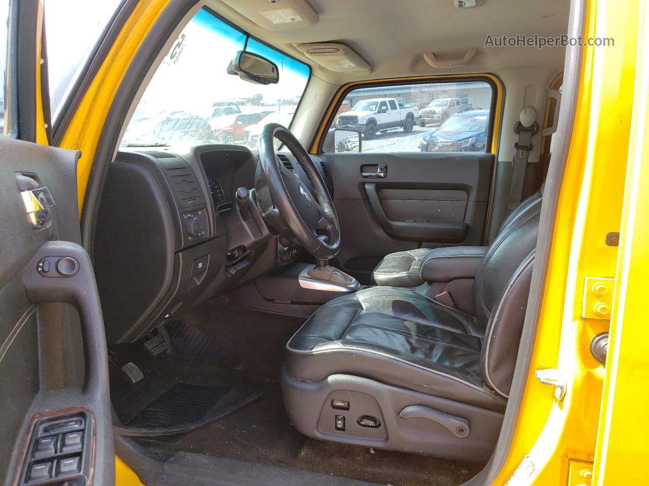 2006 Hummer H3 Yellow vin: 5GTDN136668105475